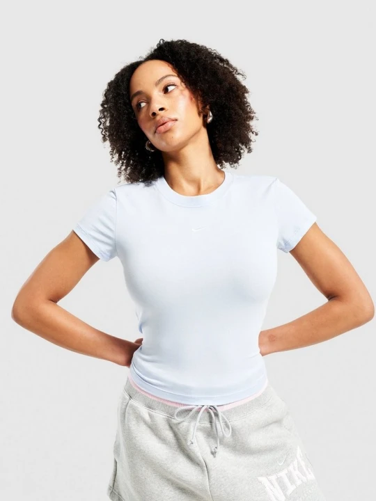 Zdjęcie produktu Nike T-Shirt W Nsw Nk Chll Knt Md Crp niebieski