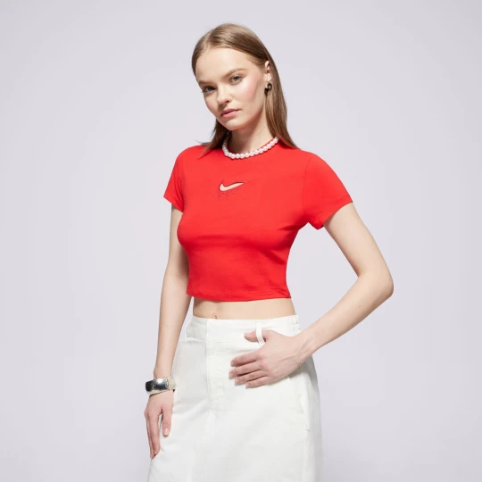Zdjęcie produktu Nike T-Shirt W Nsw Nk Chll Knt Tee Vday czerwony