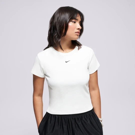Zdjęcie produktu Nike T-Shirt W Nsw Rib Tght Ss Tee biały