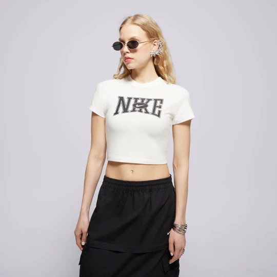 Zdjęcie produktu Nike T-Shirt W Nsw Slim Crop Tee Street kremowy