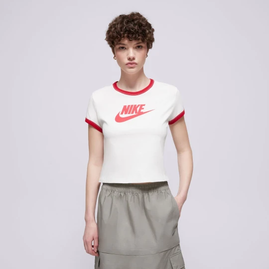 Zdjęcie produktu Nike T-Shirt W Nsw Ss Ringer Tee Vntg Run kremowy