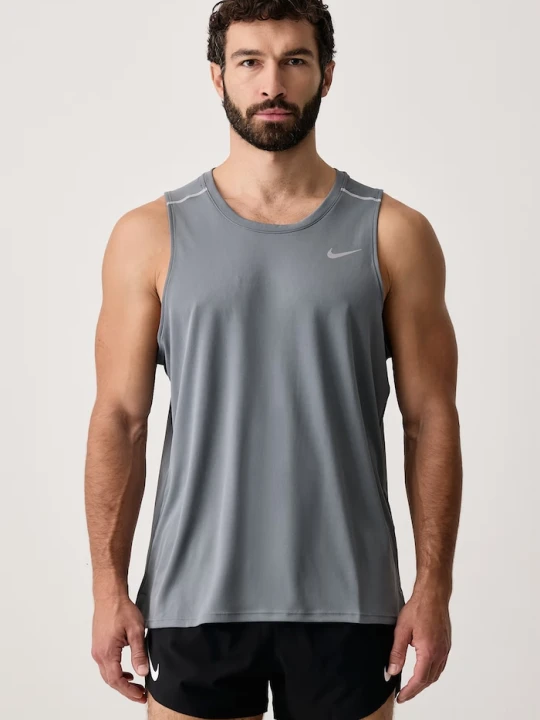 Zdjęcie produktu Nike top sportowy męski Miler Dri-FIT szary