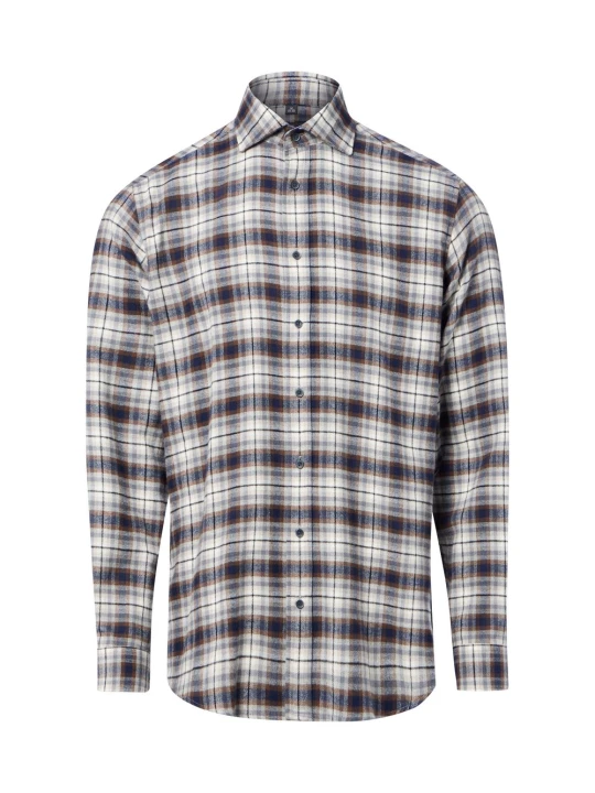 Zdjęcie produktu Nils Sundström koszula flanelowa Mężczyźni Modern Fit Bawełna (100%) wielokolorowy