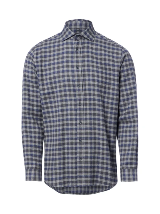 Zdjęcie produktu Nils Sundström koszula flanelowa Mężczyźni Modern Fit Bawełna (100%) wielokolorowy