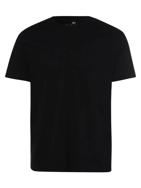 Zdjęcie produktu Nils Sundström T-shirt Mężczyźni Bawełna czarny