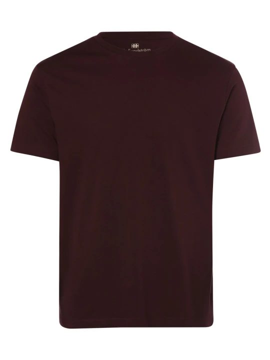 Zdjęcie produktu Nils Sundström T-shirt Mężczyźni Bawełna czerwony