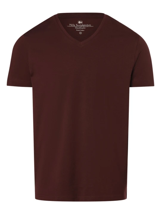 Zdjęcie produktu Nils Sundström T-shirt Mężczyźni Dżersej czerwony