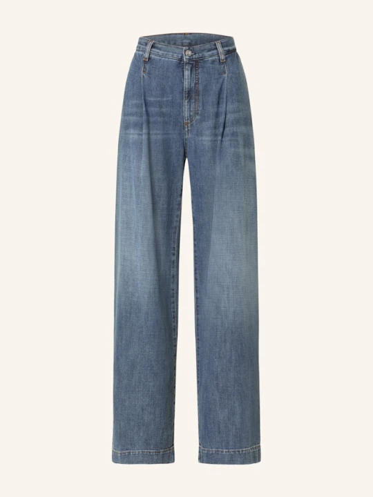 Zdjęcie produktu Nine:Inthe:Morning Jeansy Wide Leg Ottavia blau DLL9175