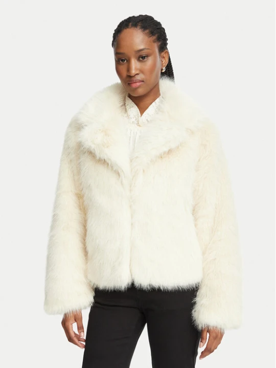Zdjęcie produktu Nine West Futro 62FUTD1100 Kremowy Regular Fit