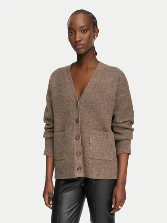 Zdjęcie produktu Nine West Kardigan 62SWD1104 Brązowy Regular Fit