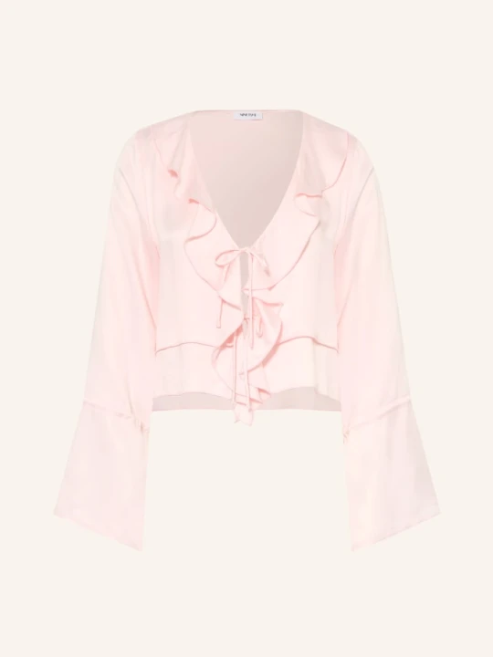 Zdjęcie produktu Ninety-9 Bluzka Romantic Z Falbanami rosa JASNORÓŻOWY