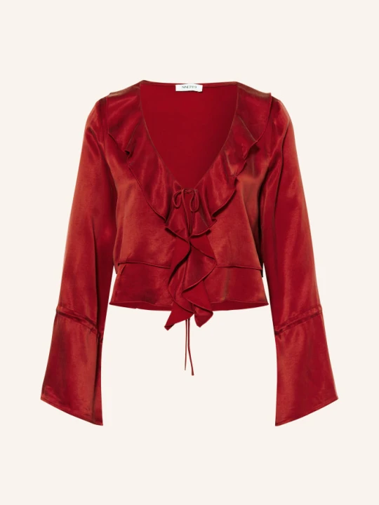 Zdjęcie produktu Ninety-9 Bluzka Romantic Z Falbanami rot CIEMNOCZERWONY