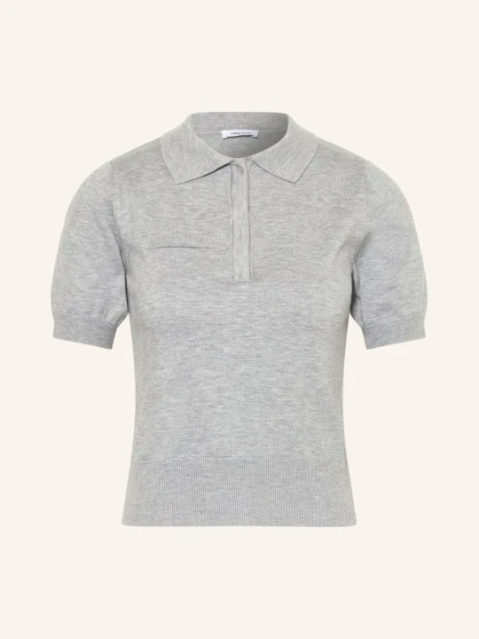 Zdjęcie produktu Ninety-9 Dzianinowa Koszulka Polo Faye grau SZARY