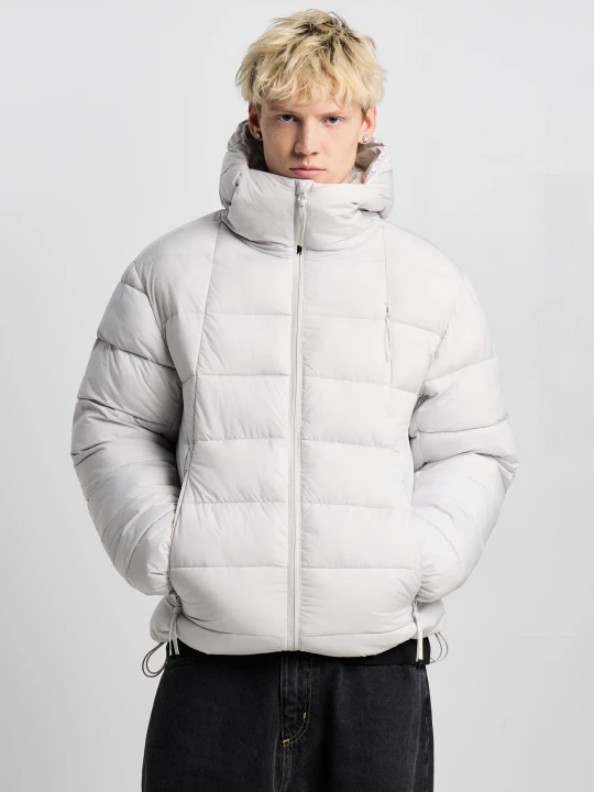 Zdjęcie produktu Ninja Puffer kurtka puchowa regular męska szara PROSTO.