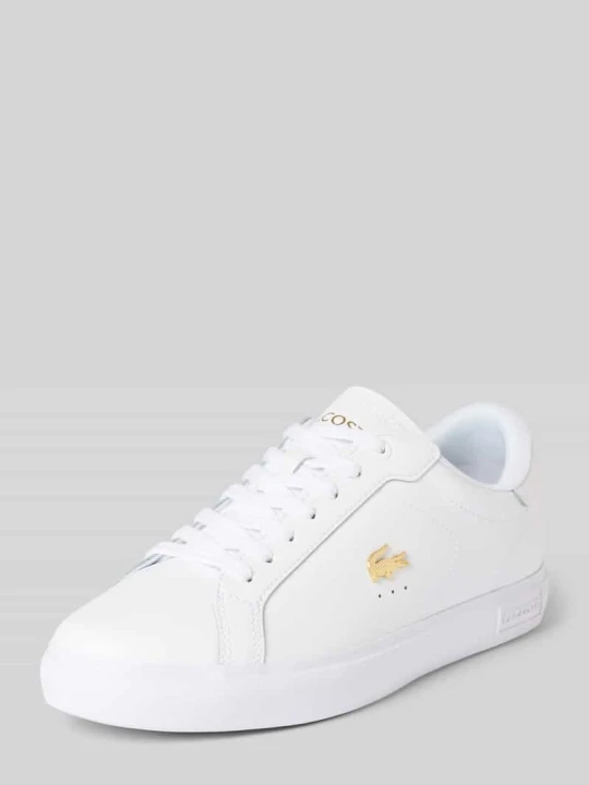 Zdjęcie produktu Niski krój Sneakersy z prawdziwej Skóra Model 'POWERCOURT' Lacoste Biały