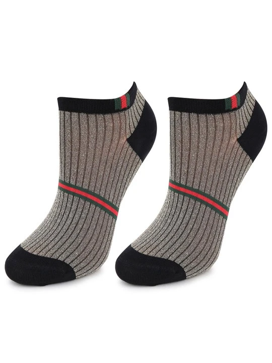 Zdjęcie produktu Niskie Skarpetki Damskie Błyszczące Footies P25 Gold Marilyn