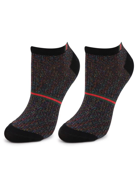 Zdjęcie produktu Niskie Skarpetki Damskie Błyszczące Footies P25 Rainbow Marilyn
