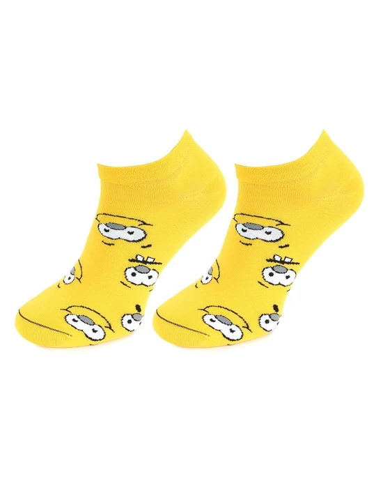 Zdjęcie produktu Niskie skarpetki męskie Footies Smile Marilyn żółty