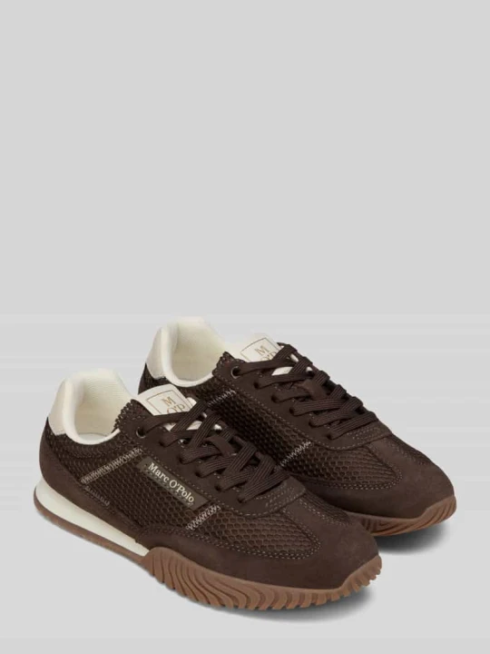 Zdjęcie produktu Niskie sneakersy model 'Gustafina' Marc O'Polo Ciemnobrązowy