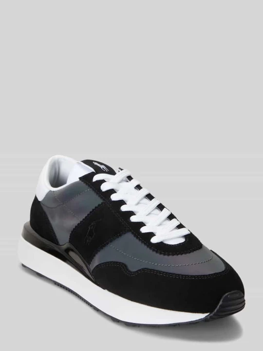 Zdjęcie produktu Niskie sneakersy z zamszu Polo Ralph Lauren Czarny