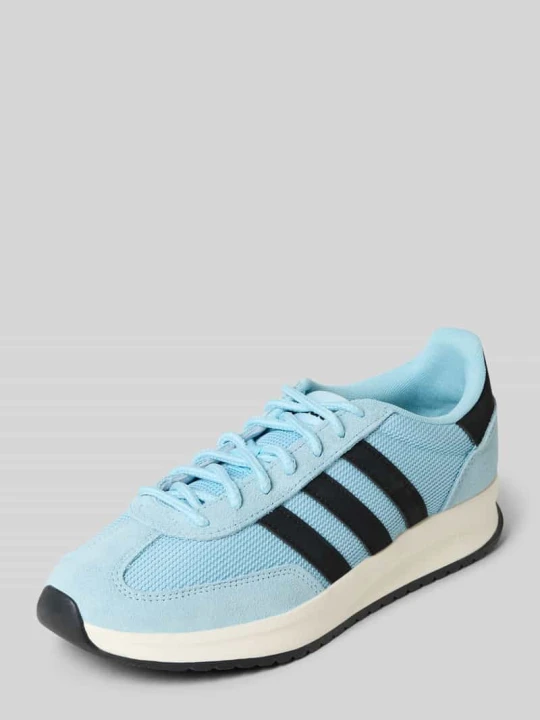 Zdjęcie produktu Niskie trampki z prawdziwej skóry bydlęcej Adidas Jasnoniebieski