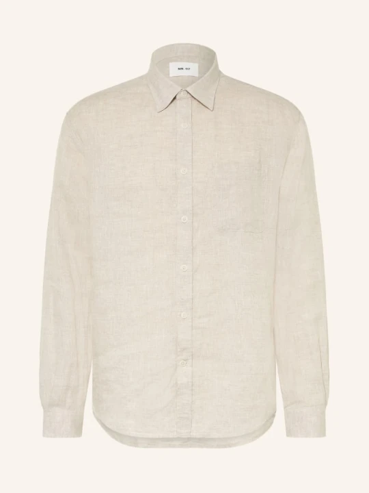 Zdjęcie produktu Nn.07 Koszula Lniana Dino Comfort Fit beige