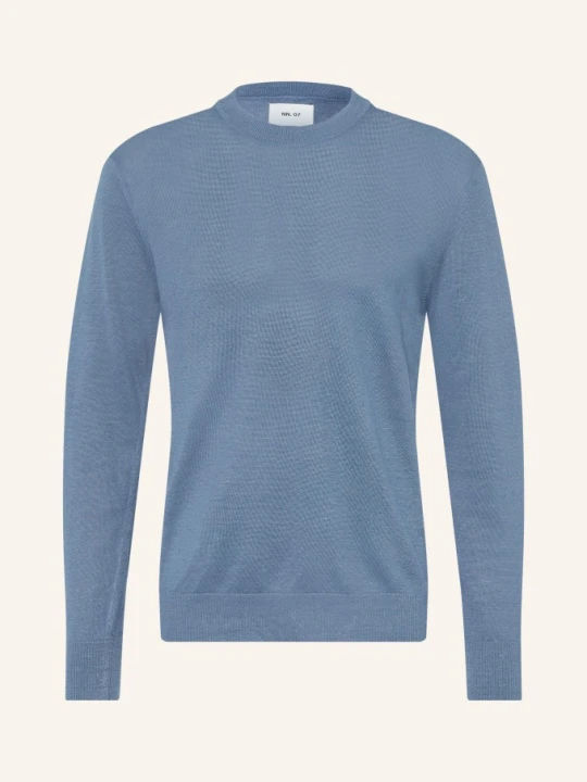 Zdjęcie produktu Nn.07 Sweter Z Lnu Ted blau