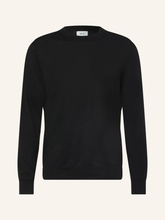Zdjęcie produktu Nn.07 Sweter Z Lnu Ted schwarz CZARNY