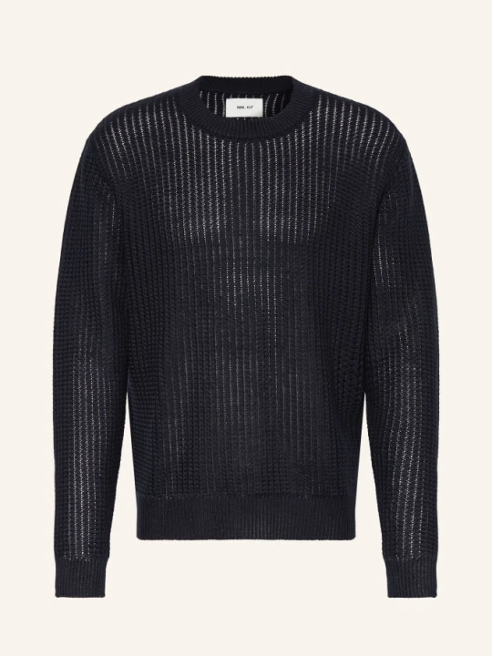 Zdjęcie produktu Nn.07 Sweter Z Lnu Tim blau GRANATOWY