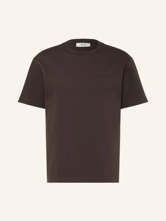 Zdjęcie produktu Nn.07 T-Shirt Nat braun CIEMNOBRĄZOWY