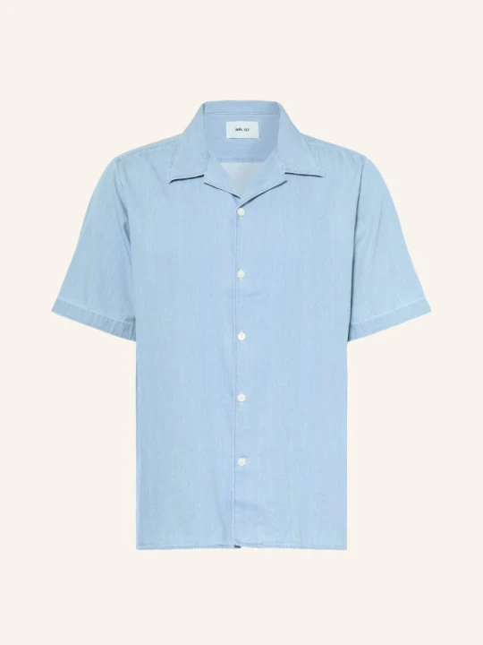 Zdjęcie produktu Nn.07 Wzorzysta Koszula Julio Comfort Fit W Stylu Jeansowym blau JASNONIEBIESKI