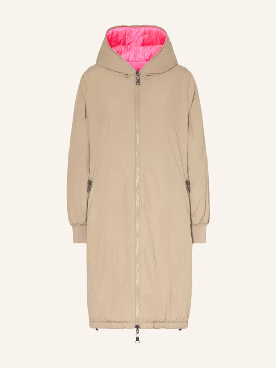 Zdjęcie produktu No.1 Como Płaszcz Nora Model Dwustronny beige