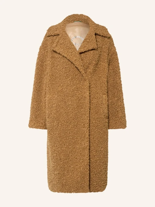 Zdjęcie produktu No.1 Como Płaszcz Z Futra Teddy Cortona beige KONIAKOWY