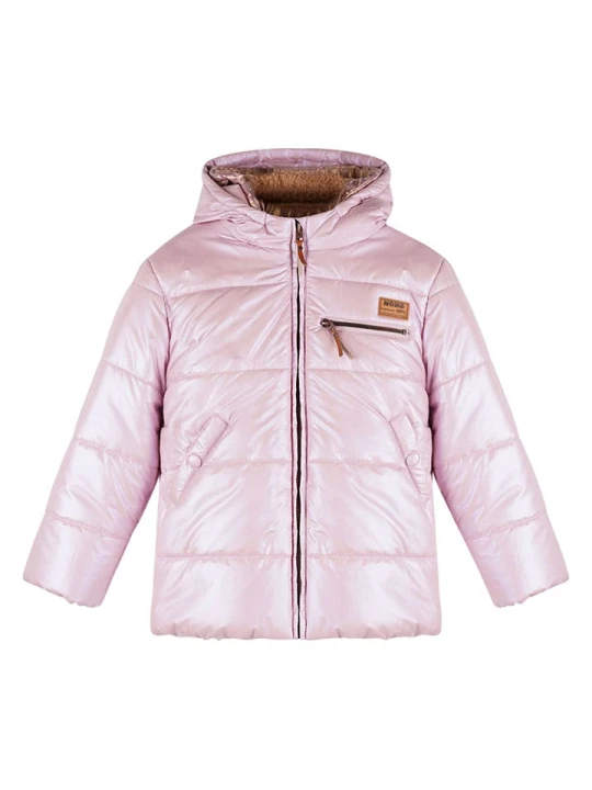 Zdjęcie produktu No-No Kurtka zimowa "Button" w kolorze jasnoróżowym rozmiar: 110