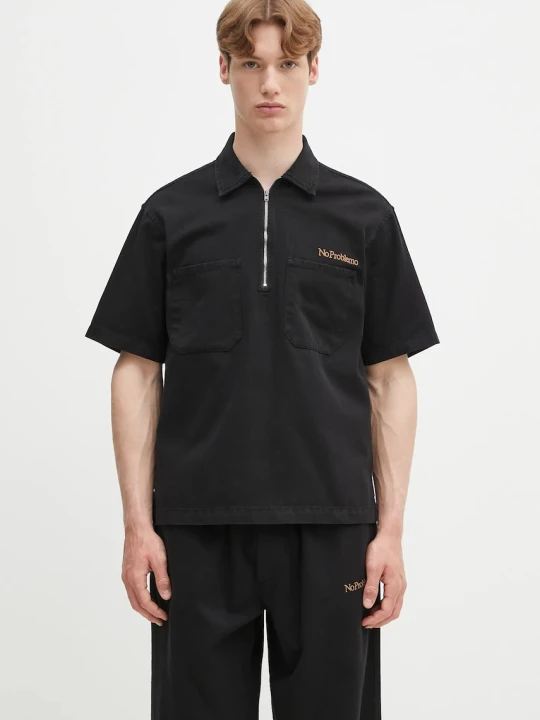 Zdjęcie produktu No Problemo polo bawełniane Mini Problemo SS Work Shirt - Twill