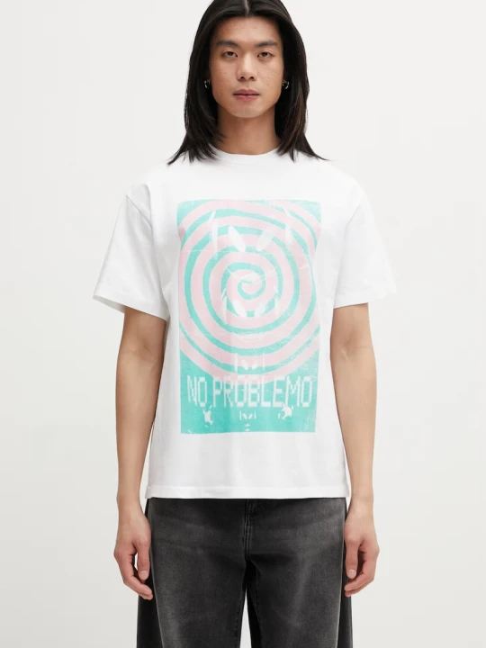 Zdjęcie produktu No Problemo Spiral t-shirt męski bawełniany