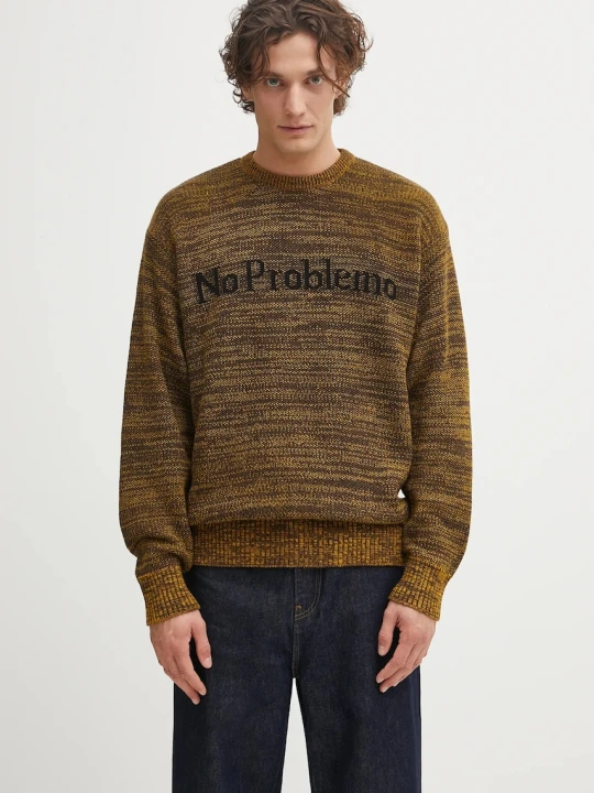 Zdjęcie produktu No Problemo sweter z dodatkiem wełny Mosca Crew Neck