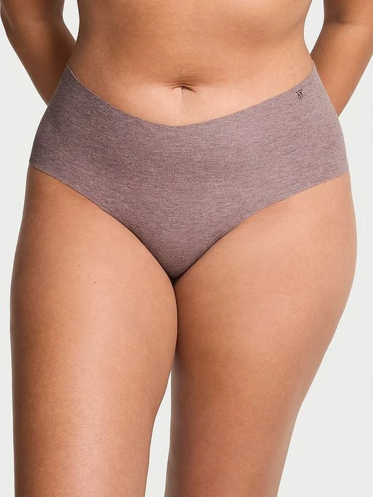 Zdjęcie produktu No-Show Majtki bawełniane bezszwowe No-Show Cheeky Victoria's Secret Brązowy