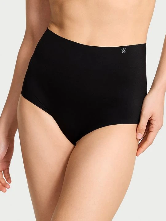 Zdjęcie produktu No-Show Majtki bezszwowe figi z wysokim stanem No-Show Victoria's Secret Czarny