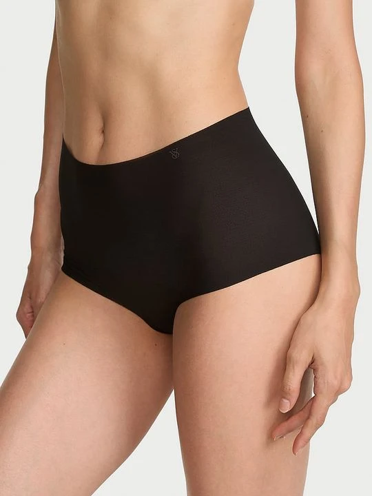 Zdjęcie produktu No-Show Majtki z siateczki z wysokim stanem No-Show Mesh Victoria's Secret Czarny