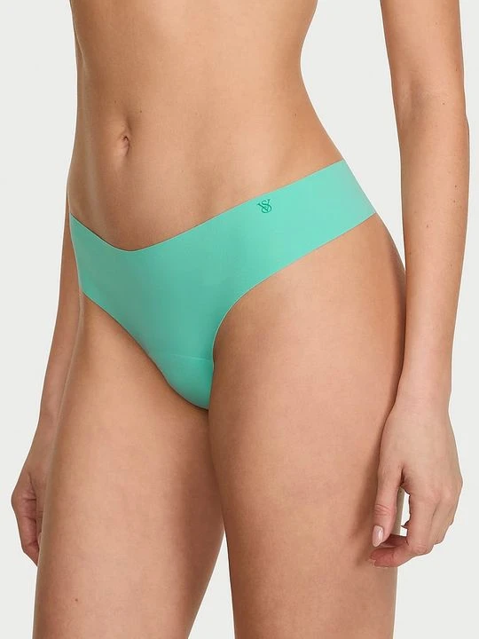 Zdjęcie produktu No-Show Stringi bezszwowe No-Show Victoria's Secret Zielony