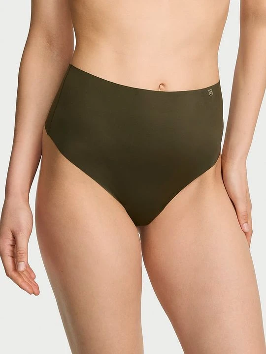 Zdjęcie produktu No-Show Stringi bezszwowe z wysokim stanem No-Show Victoria's Secret Zielony