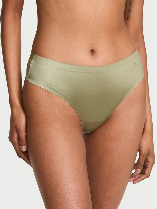 Zdjęcie produktu No-Show Stringi ze średnim stanem No-Show Victoria's Secret Zielony