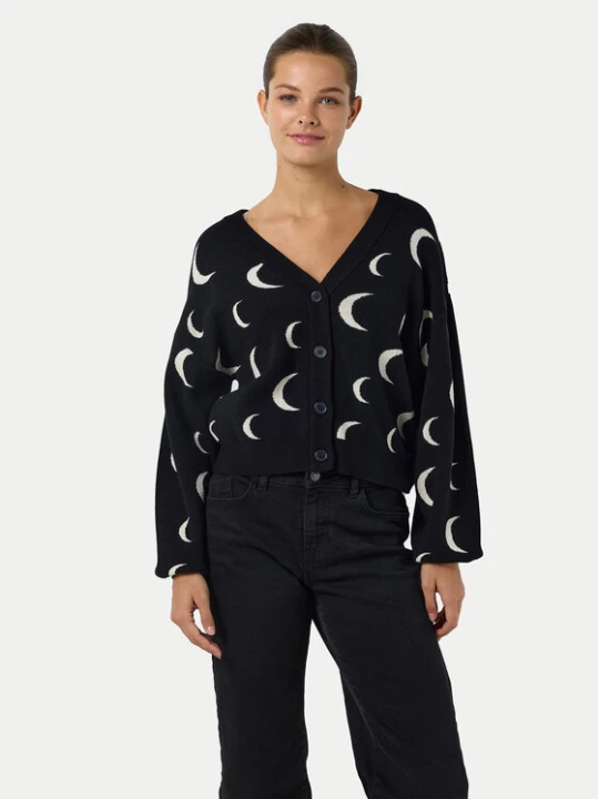 Zdjęcie produktu Noisy May Kardigan Charlott 27029727 Czarny Regular Fit
