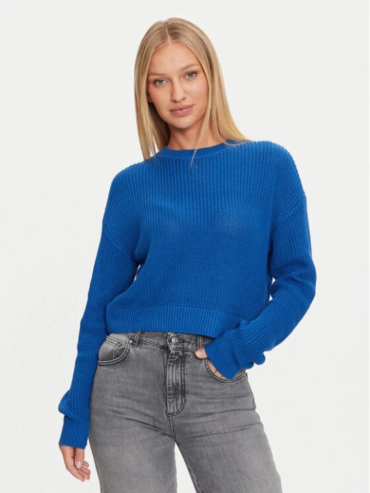 Zdjęcie produktu Noisy May Sweter Maysa 27021536 Niebieski Relaxed Fit