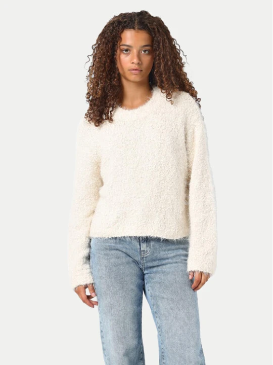 Zdjęcie produktu Noisy May Sweter Sassy 27029424 Beżowy Relaxed Fit
