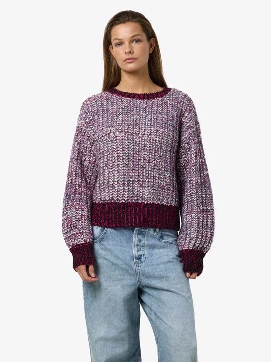 Zdjęcie produktu Noisy may Sweter w kolorze różowym rozmiar: XL