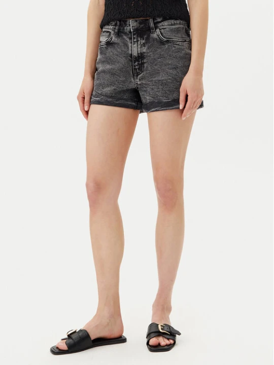 Zdjęcie produktu Noisy May Szorty jeansowe Moni 27033697 Szary Slim Fit