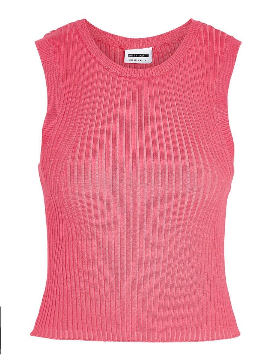 Zdjęcie produktu Noisy may Top dzianinowy w kolorze koralowym rozmiar: XL