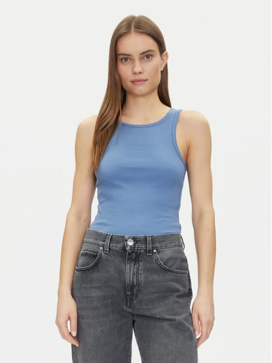 Zdjęcie produktu Noisy May Top Maya 27033135 Niebieski Tight Fit
